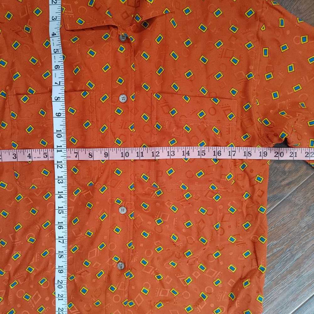 Vintage Anne Klein II silk buttondown shirt - image 4