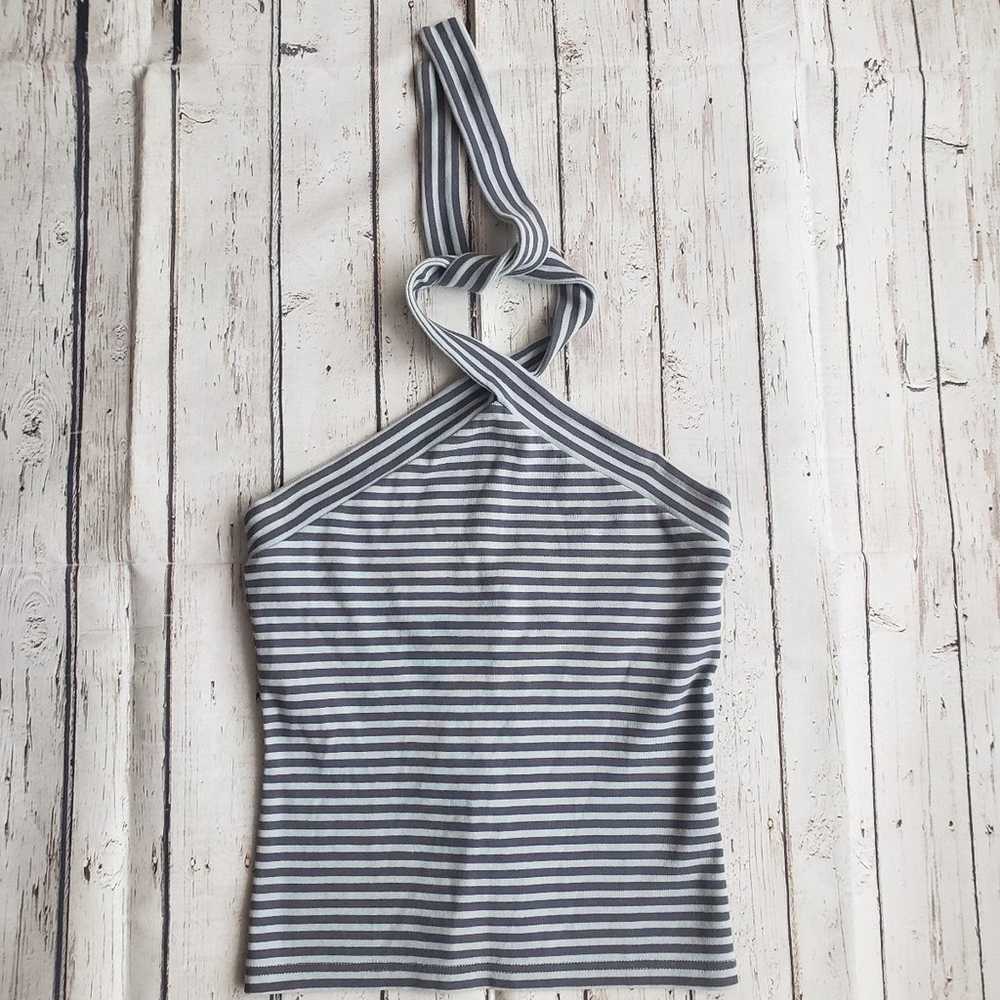 The Limited striped halter top size small - image 11