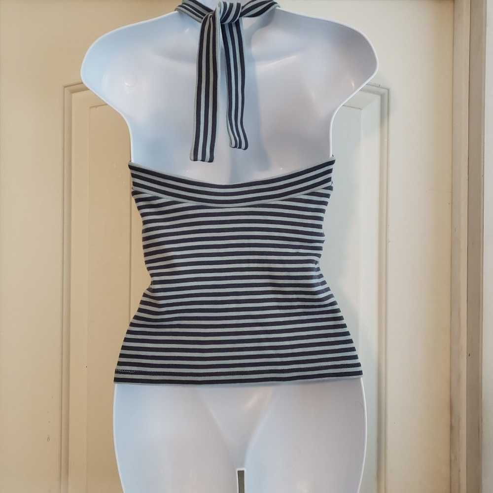 The Limited striped halter top size small - image 4