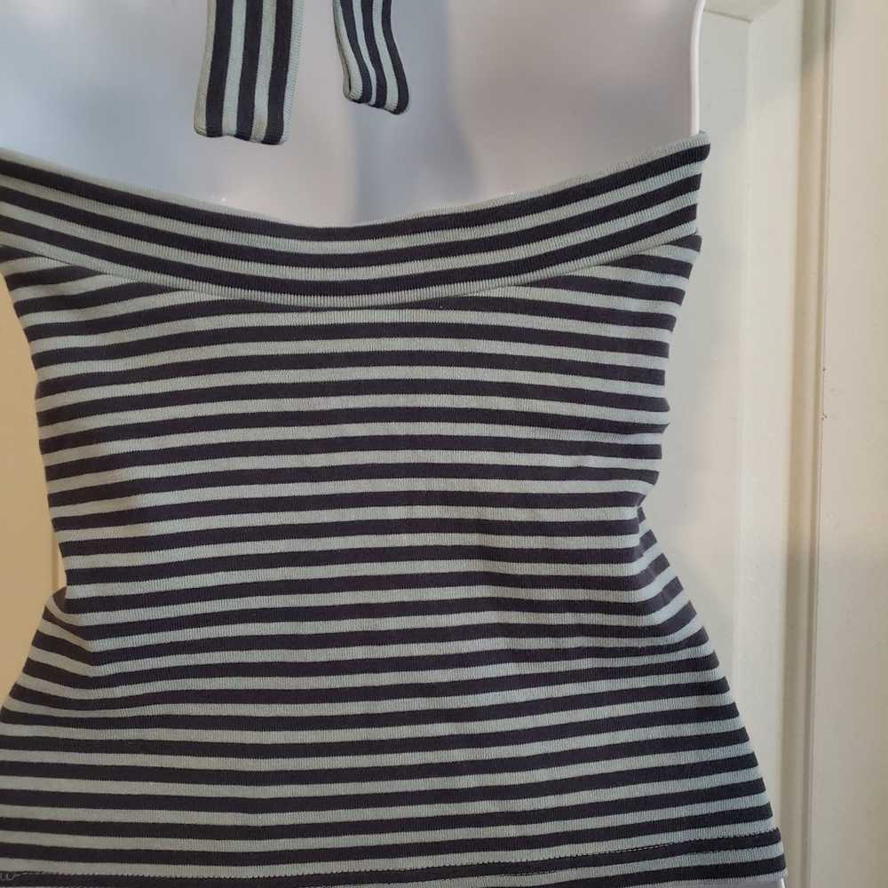 The Limited striped halter top size small - image 6