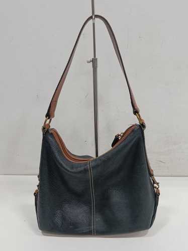 Fossil Women's #75082 Black/Brown Leather Hobo Bag