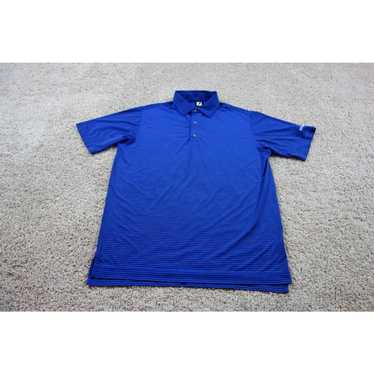 Footjoy Footjoy Polo Shirt Mens Large Blue Short … - image 1