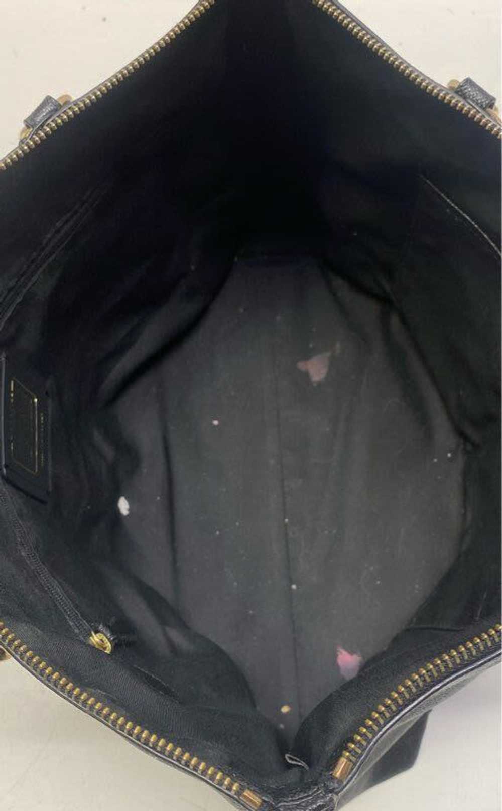Coach Pebble Leather Ava Tote Shoulder Bag Black - image 4