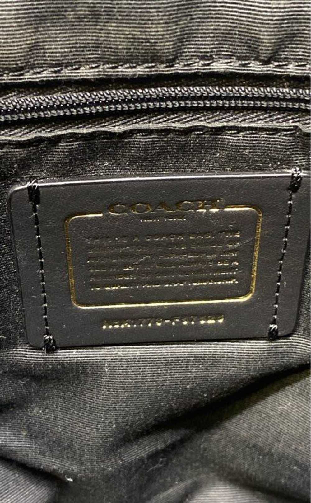 Coach Pebble Leather Ava Tote Shoulder Bag Black - image 5