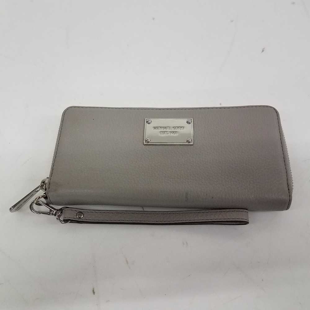 Michael Kors Grey Leather Wallet - image 1