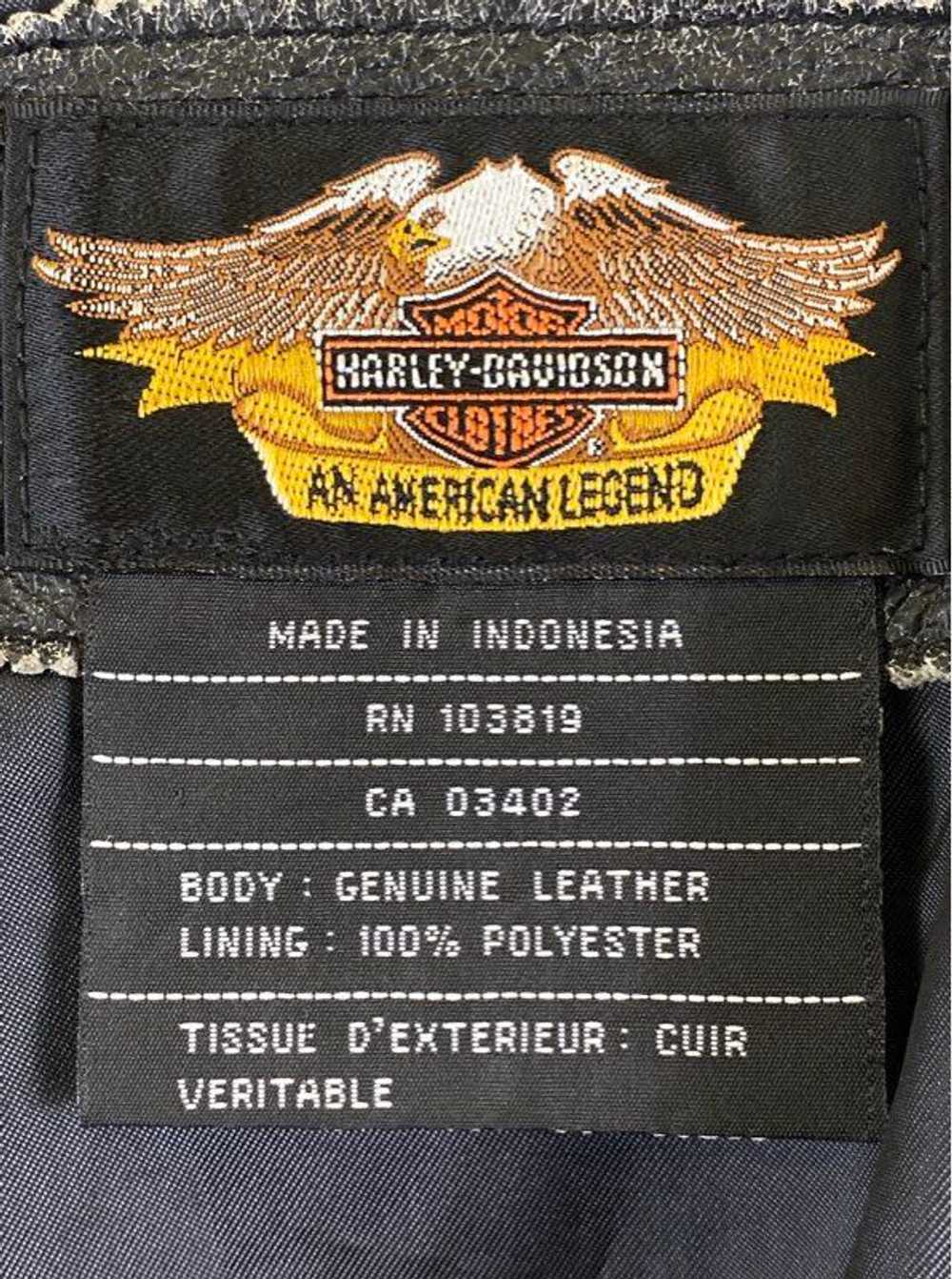 Harley-Davidson Harley Davidson Black Vest - Size… - image 3