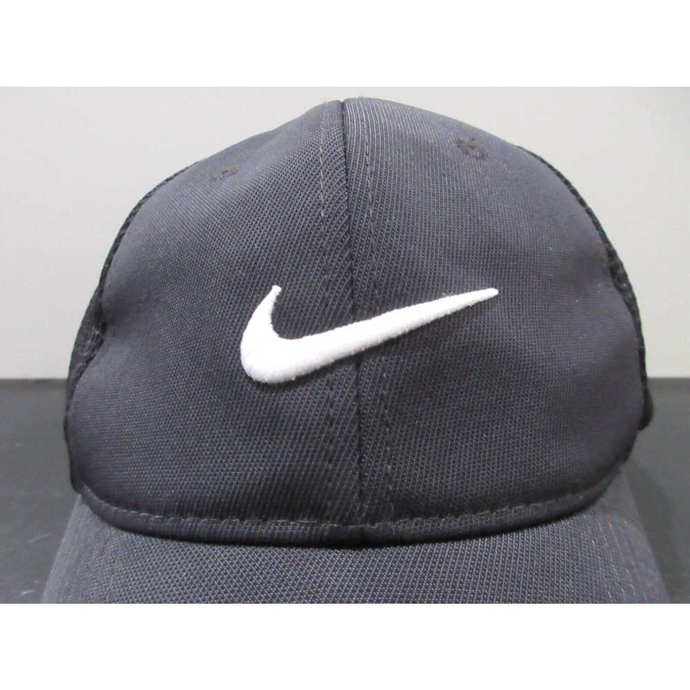 Nike Nike Hat Cap Fitted Adult Large Black White … - image 2