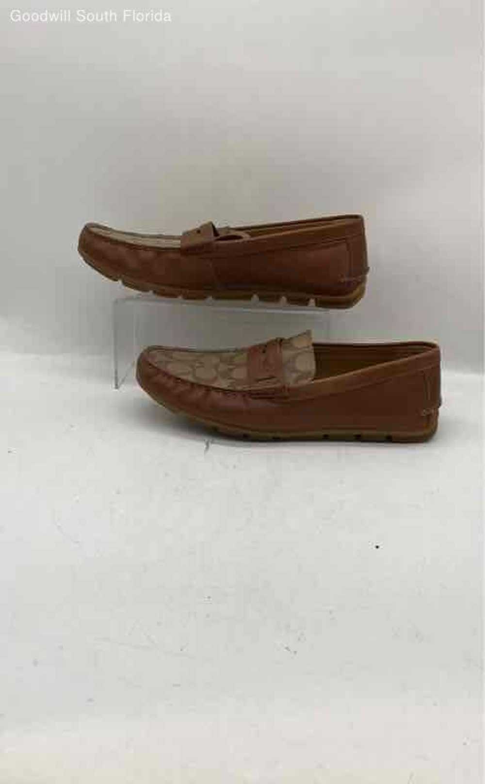 Coach Mens Brown Shoes Size 9.5 - image 1