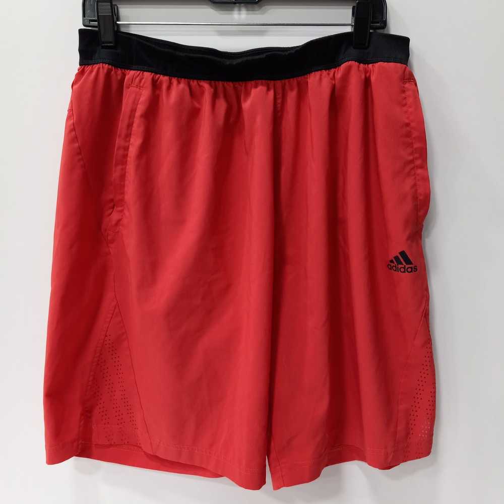 Adidas Men's Red Shorts Size XL - image 1