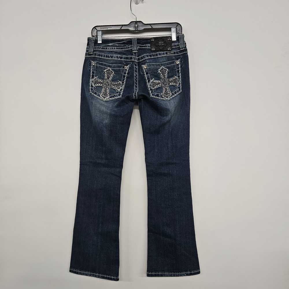 Miss Me Blue Denim Embellished Bootcut Jeans - image 2