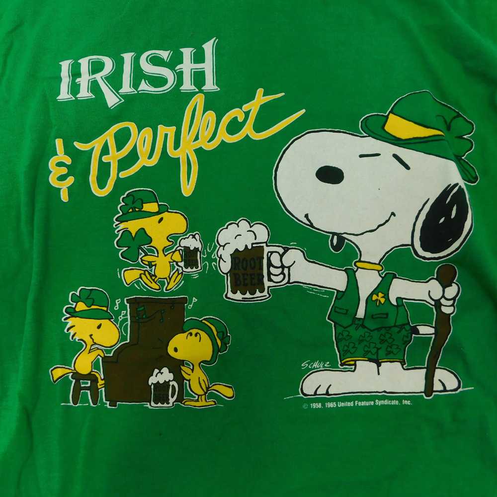 Vintage Artex Snoopy Peanuts St. Patrick's Day Ir… - image 2