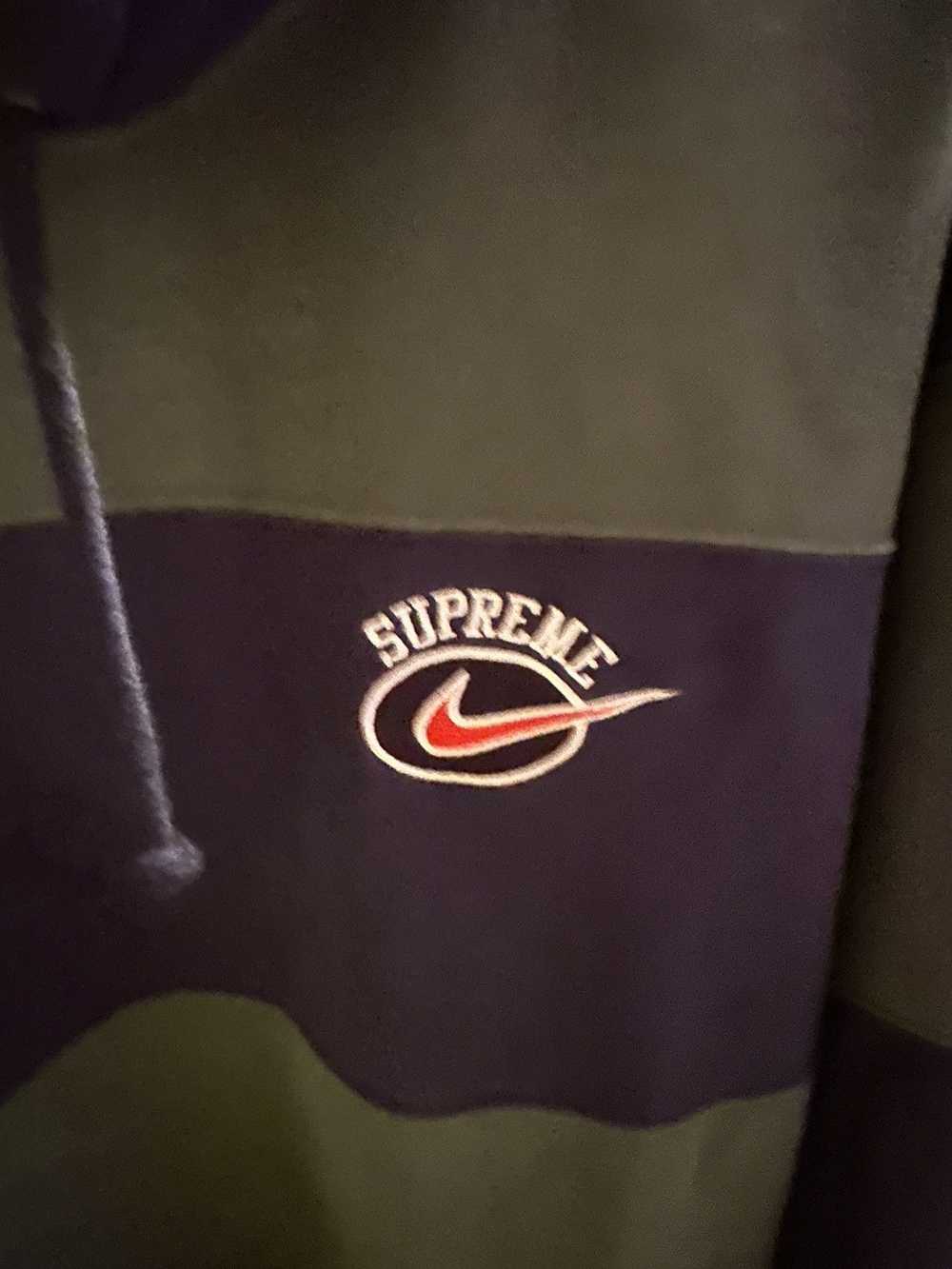 Nike × Supreme Supreme x Nike striped hoodie - image 3