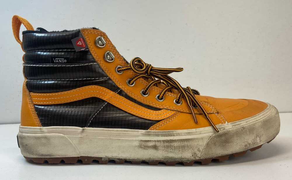 VANS Orange Sneaker Casual Shoe Men 11 - image 1