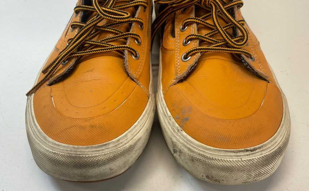 VANS Orange Sneaker Casual Shoe Men 11 - image 3