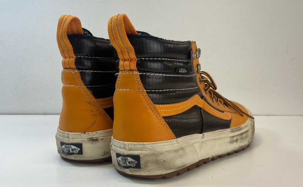 VANS Orange Sneaker Casual Shoe Men 11 - image 5
