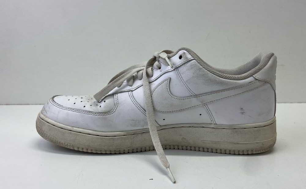 Nike Air Force 1 White Athletic Shoe Men 11 - image 2