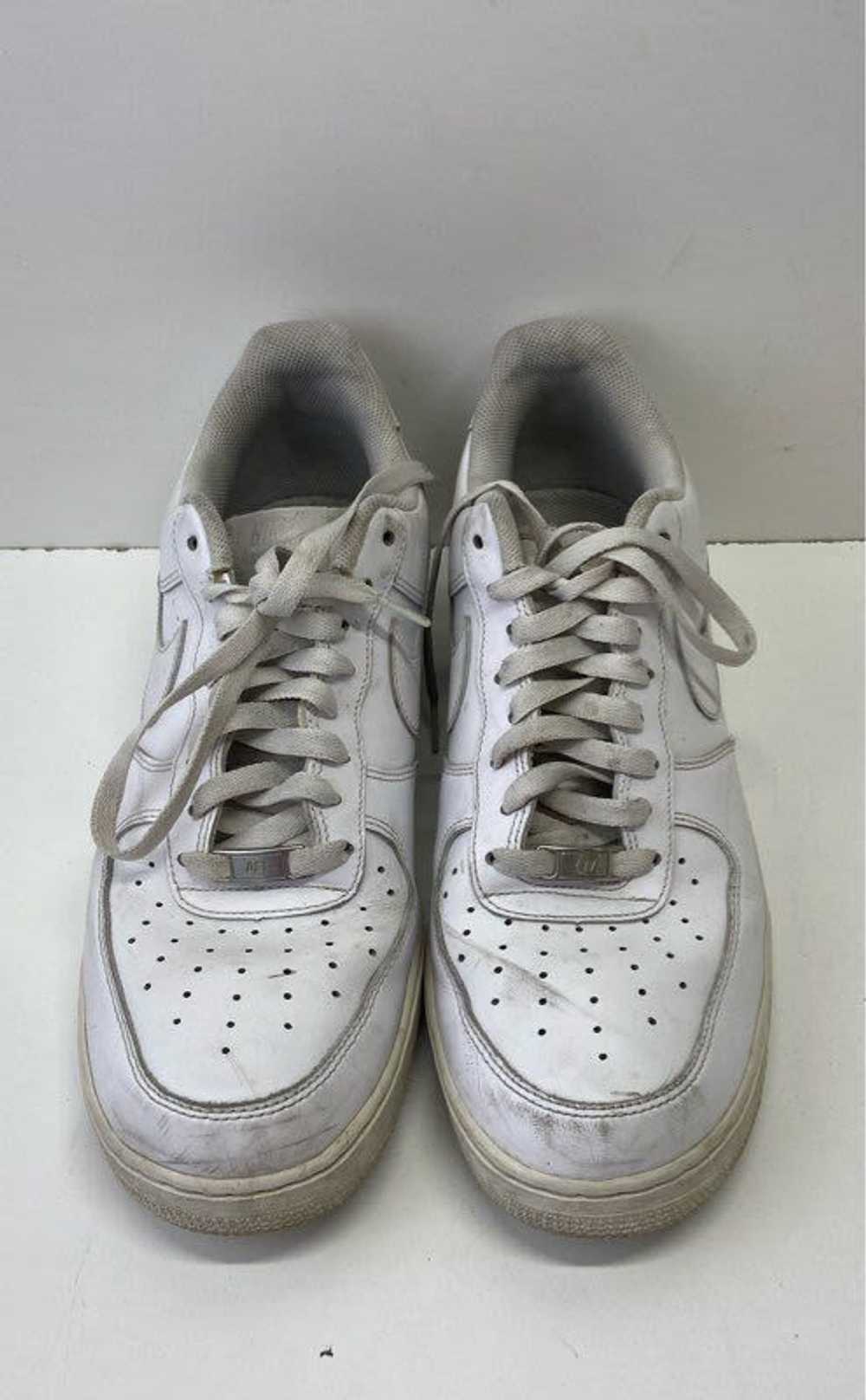 Nike Air Force 1 White Athletic Shoe Men 11 - image 6