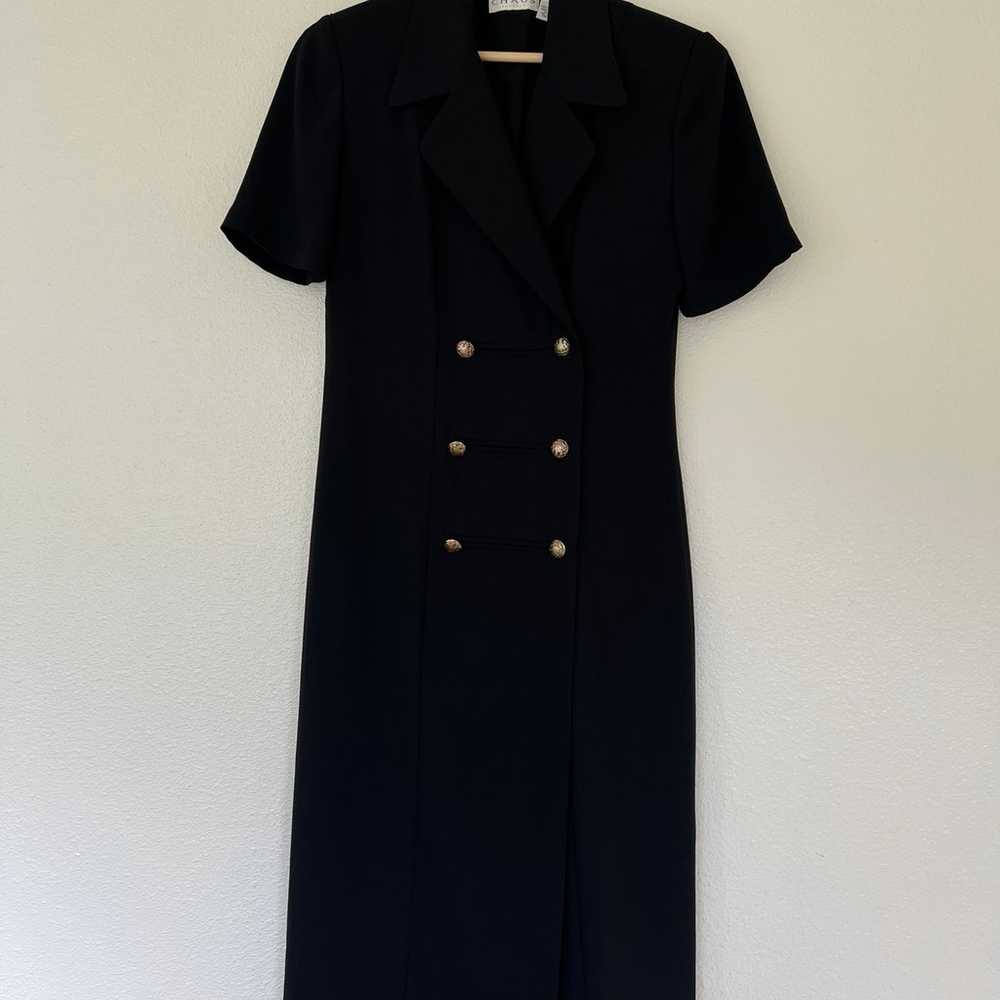 Vintage Double Breasted Midi Dress - image 4