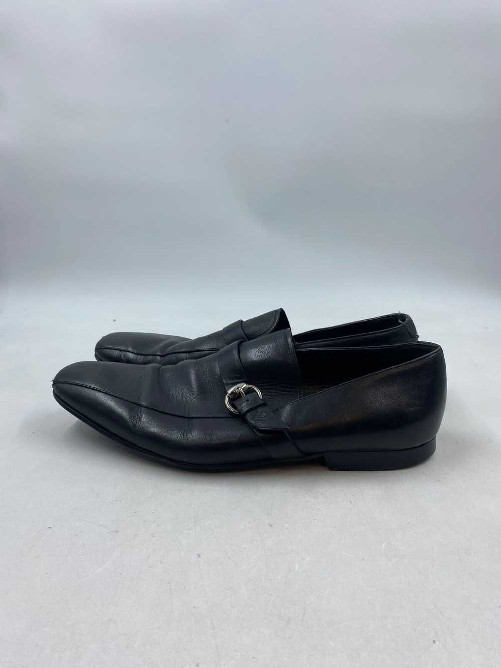 Authentic Gucci Black Loafer Dress Shoe Men 11 - image 2