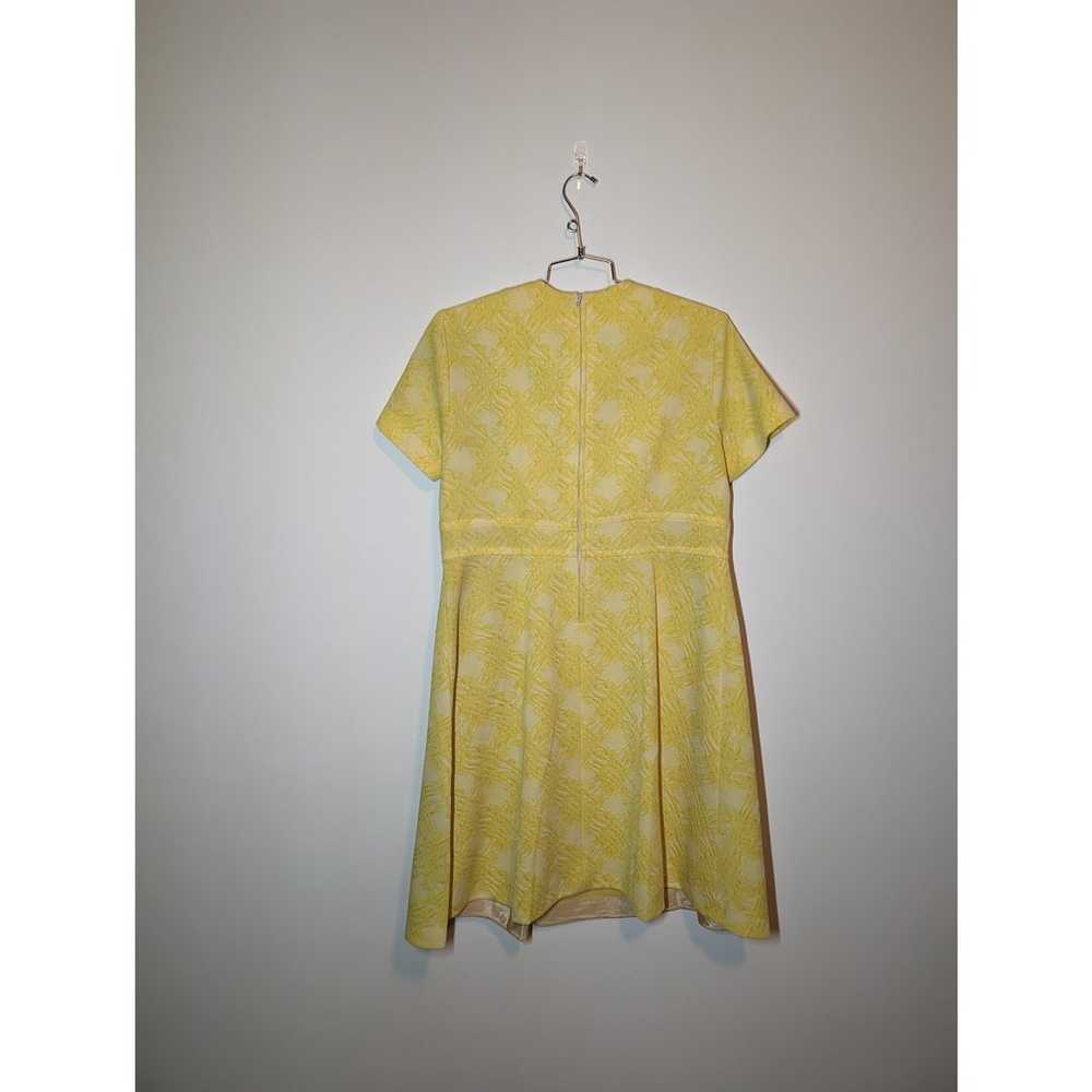 Plus Size Vintage Yellow Knee Length Dress - image 4