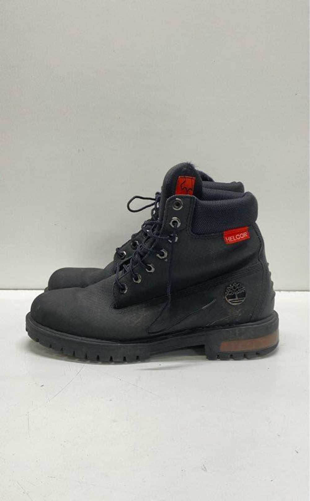 Timberland Helcor Black Leather 6 Inch Work Boots… - image 1