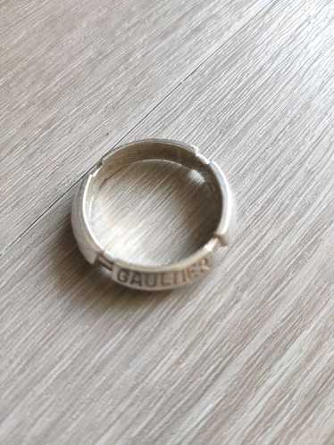 Jean Paul Gaultier .925 Silver Logo Ring - image 1