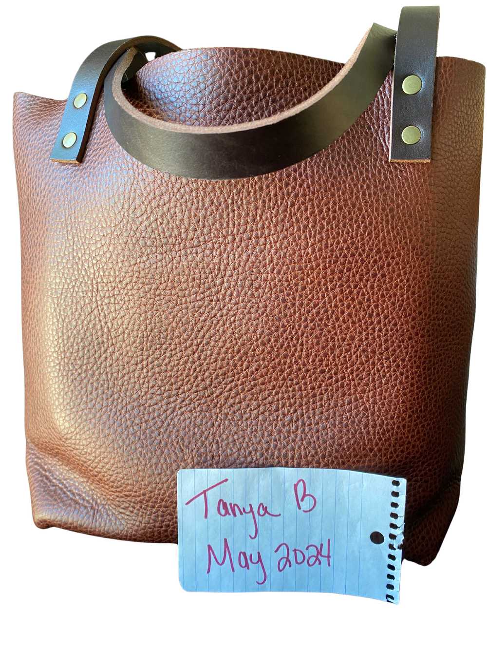 Portland Leather 'Almost Perfect' Leather Tote Bag - image 4
