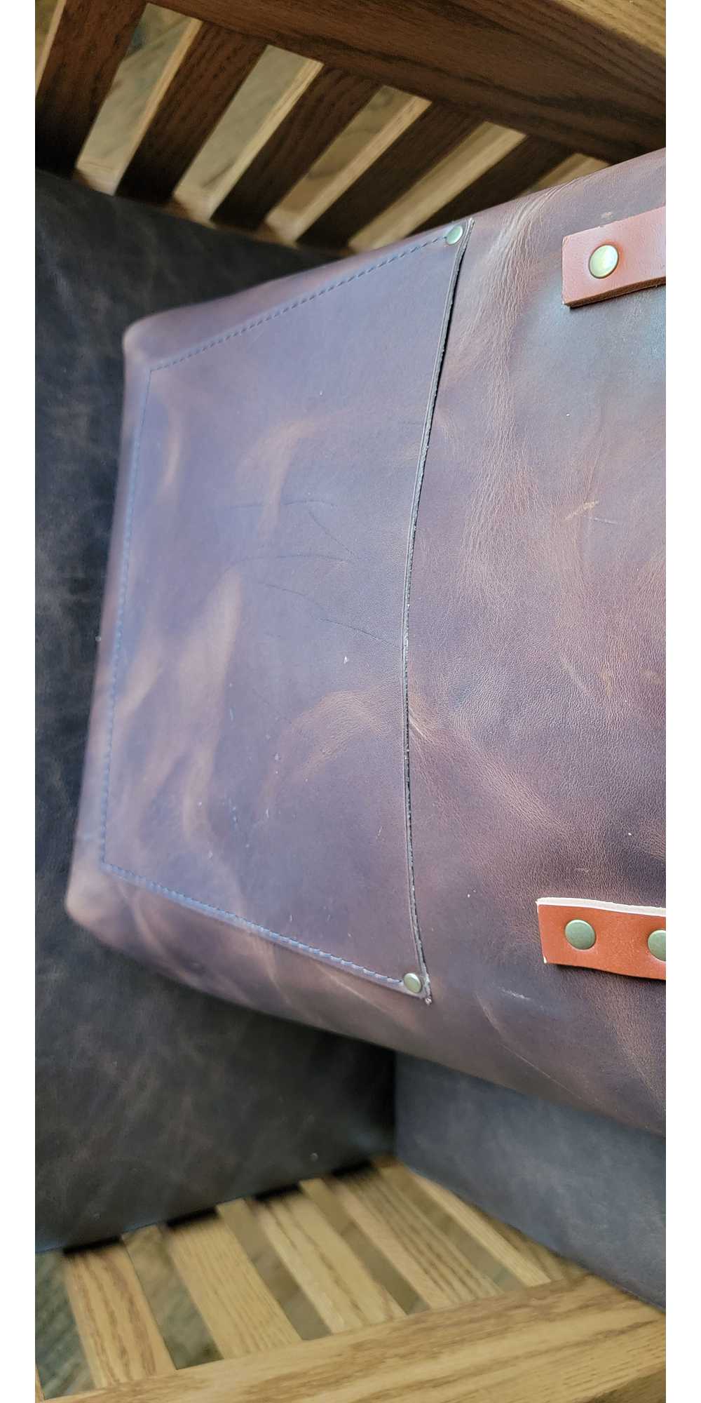 Portland Leather Leather Tote Bag - image 10