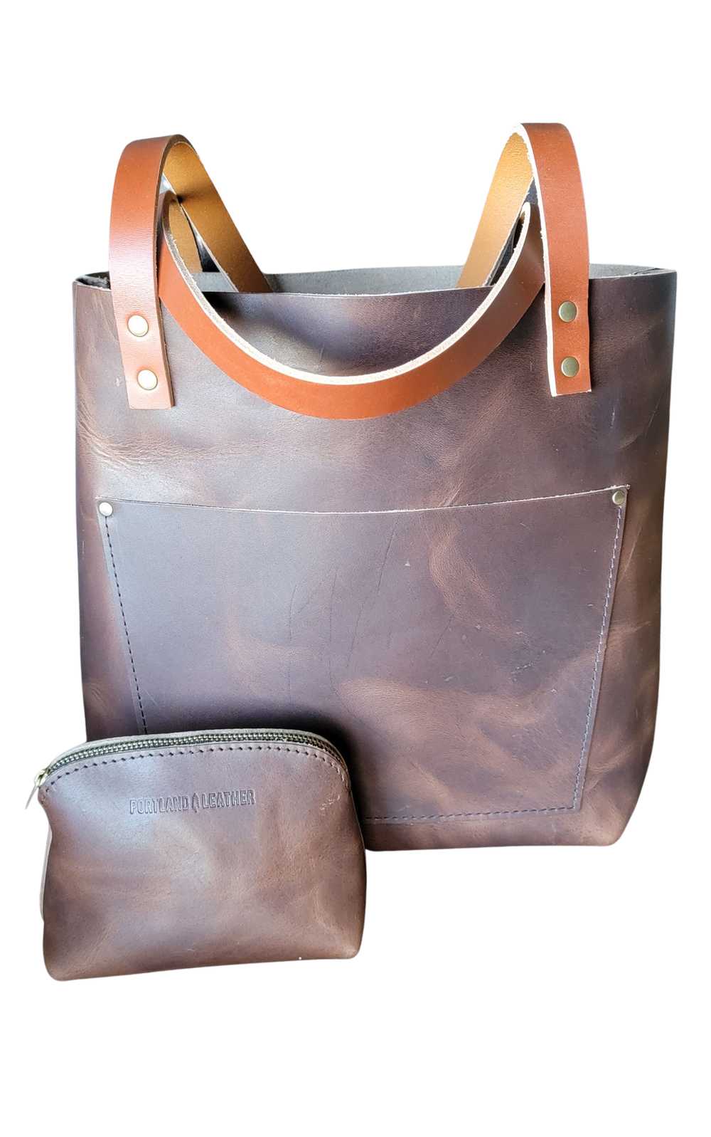 Portland Leather Leather Tote Bag - image 1