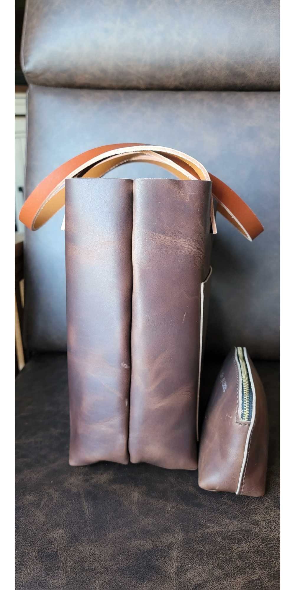 Portland Leather Leather Tote Bag - image 8