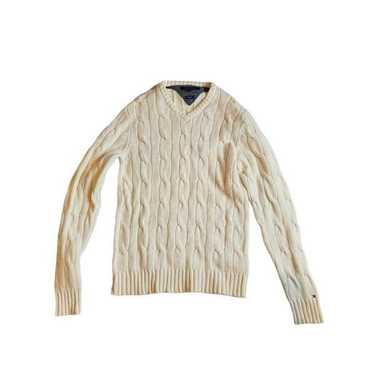 tommy hilfiger cable-knit wool sweater
