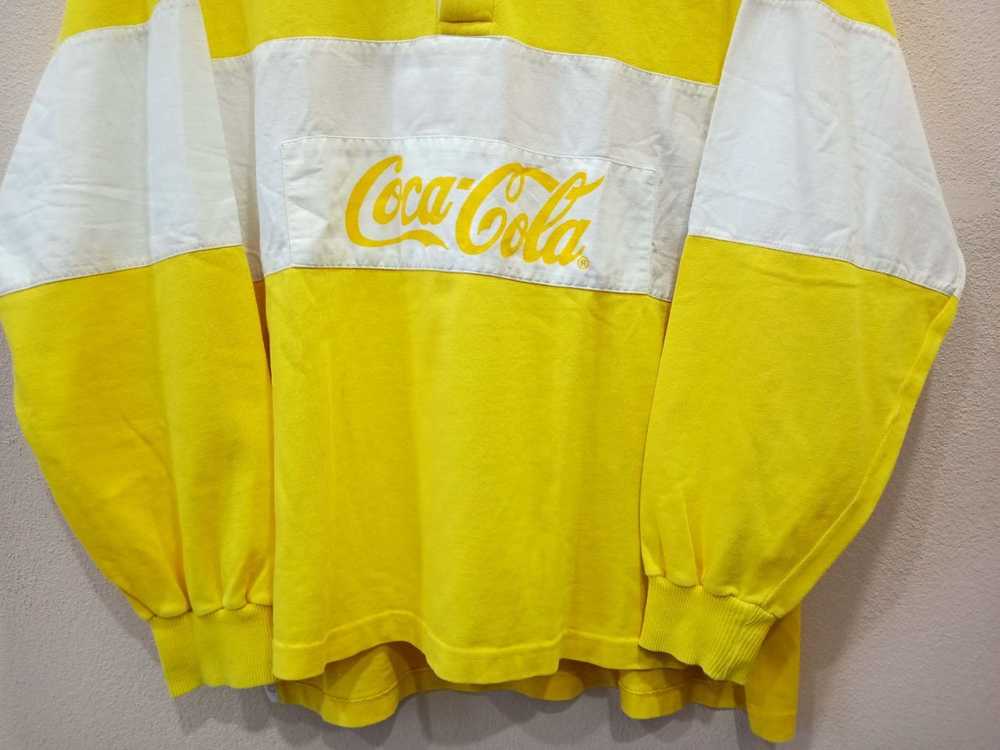 Coca Cola × Vintage Vintage Coca Cola Rugby Polo … - image 5