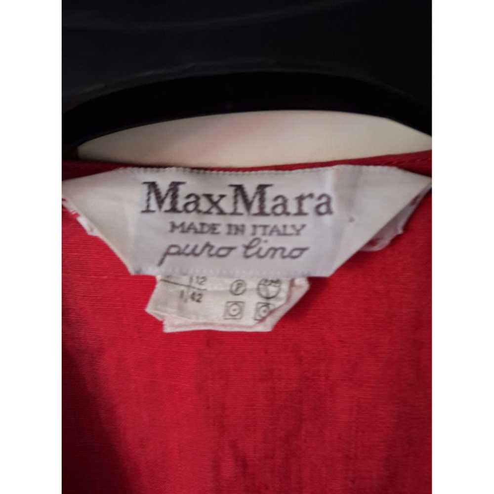 Max Mara Linen mid-length dress - image 2