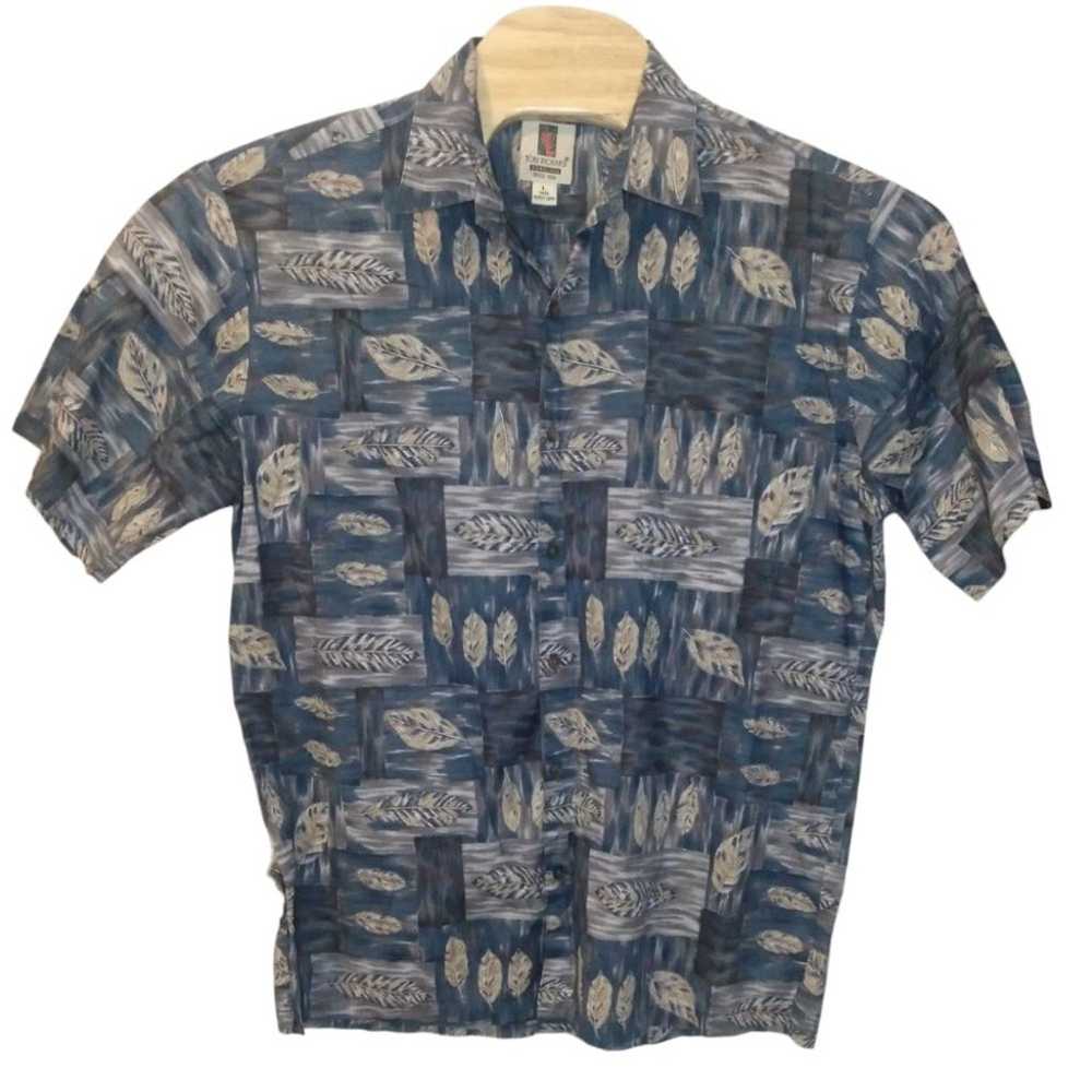 Tori Richard Vtg Hawaiian Button Up Shirt size La… - image 2