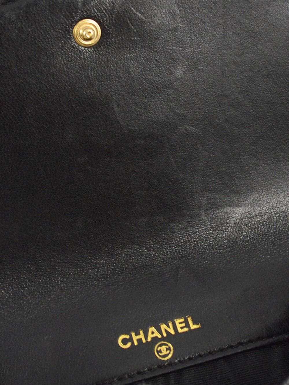CHANEL Pre-Owned 2000 CC stitch bi-fold wallet - … - image 5