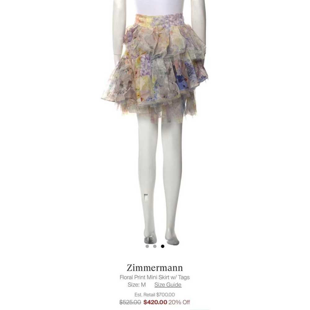 Zimmermann Linen mini skirt - image 3