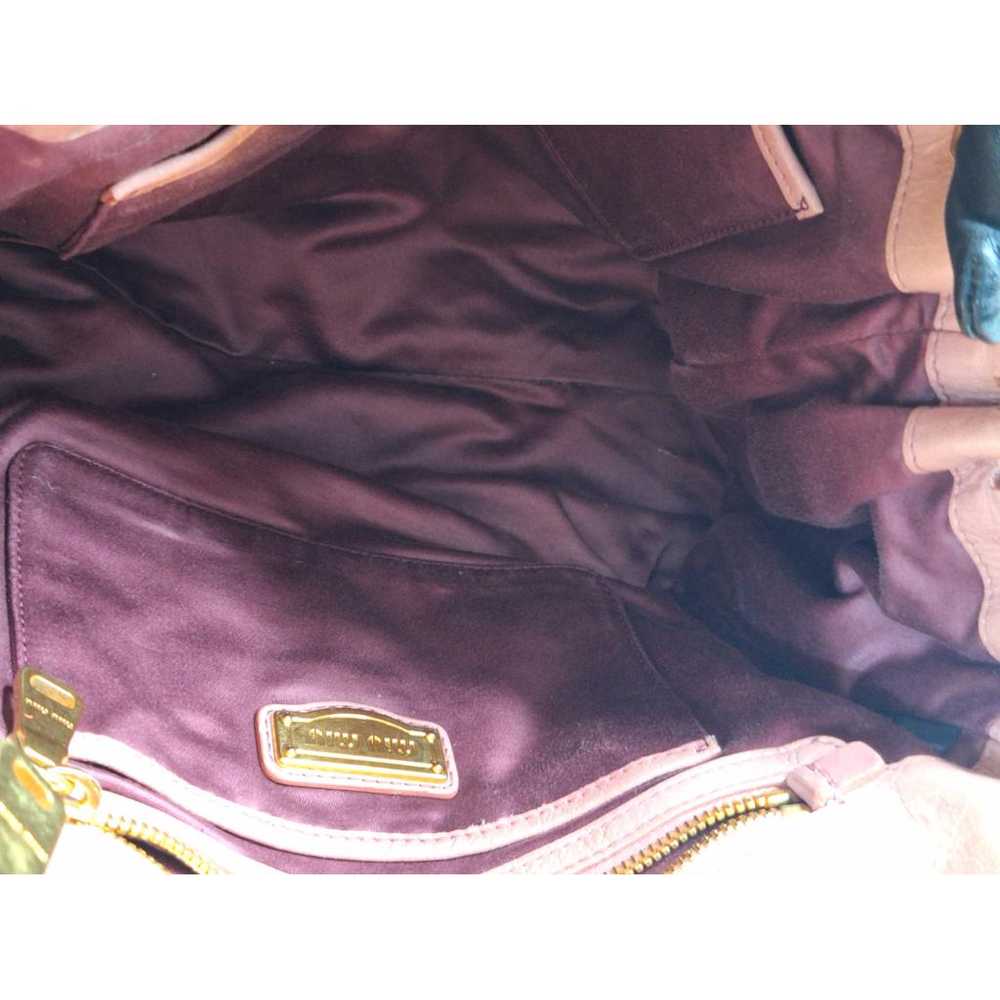 Miu Miu Vitello leather handbag - image 10