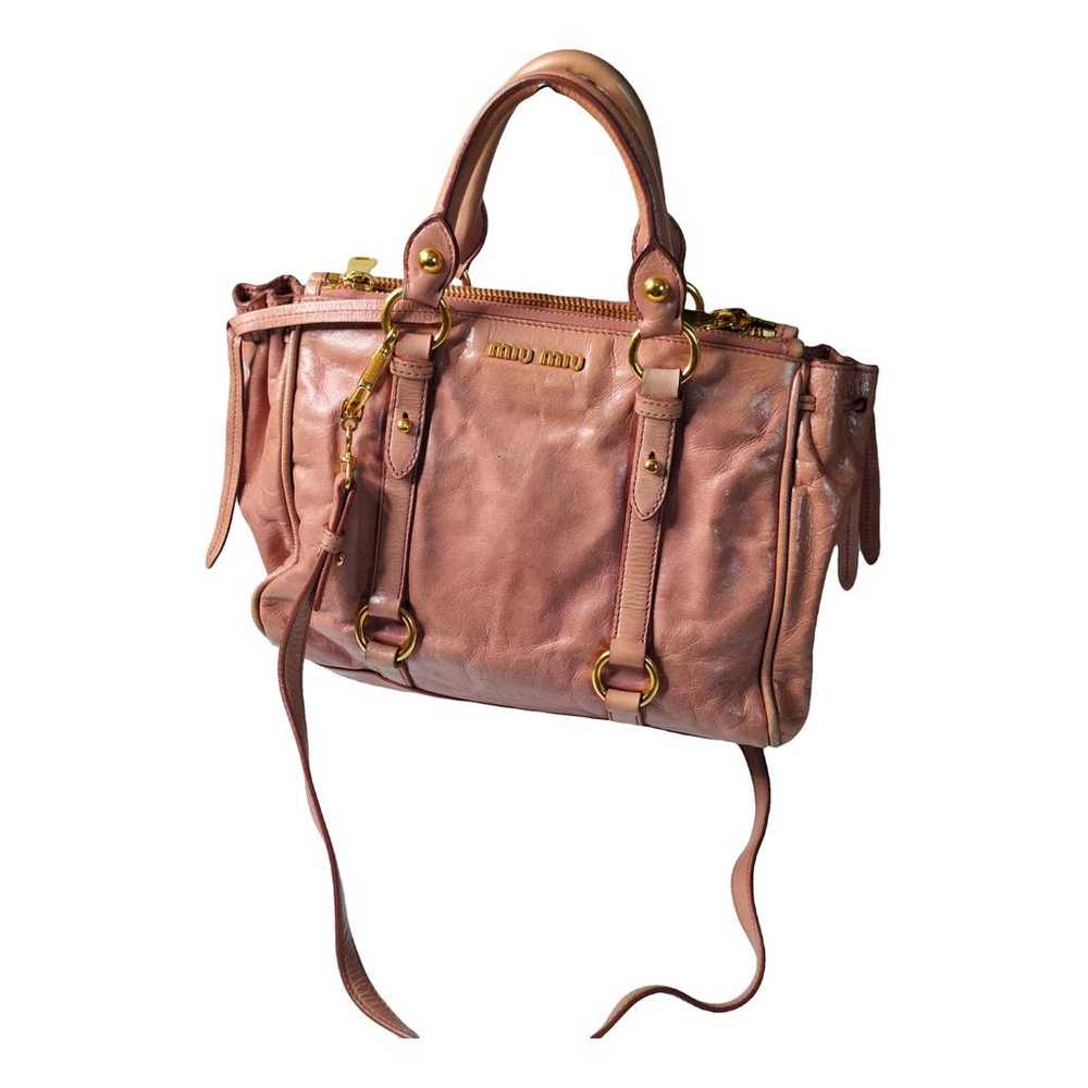Miu Miu Vitello leather handbag - image 1