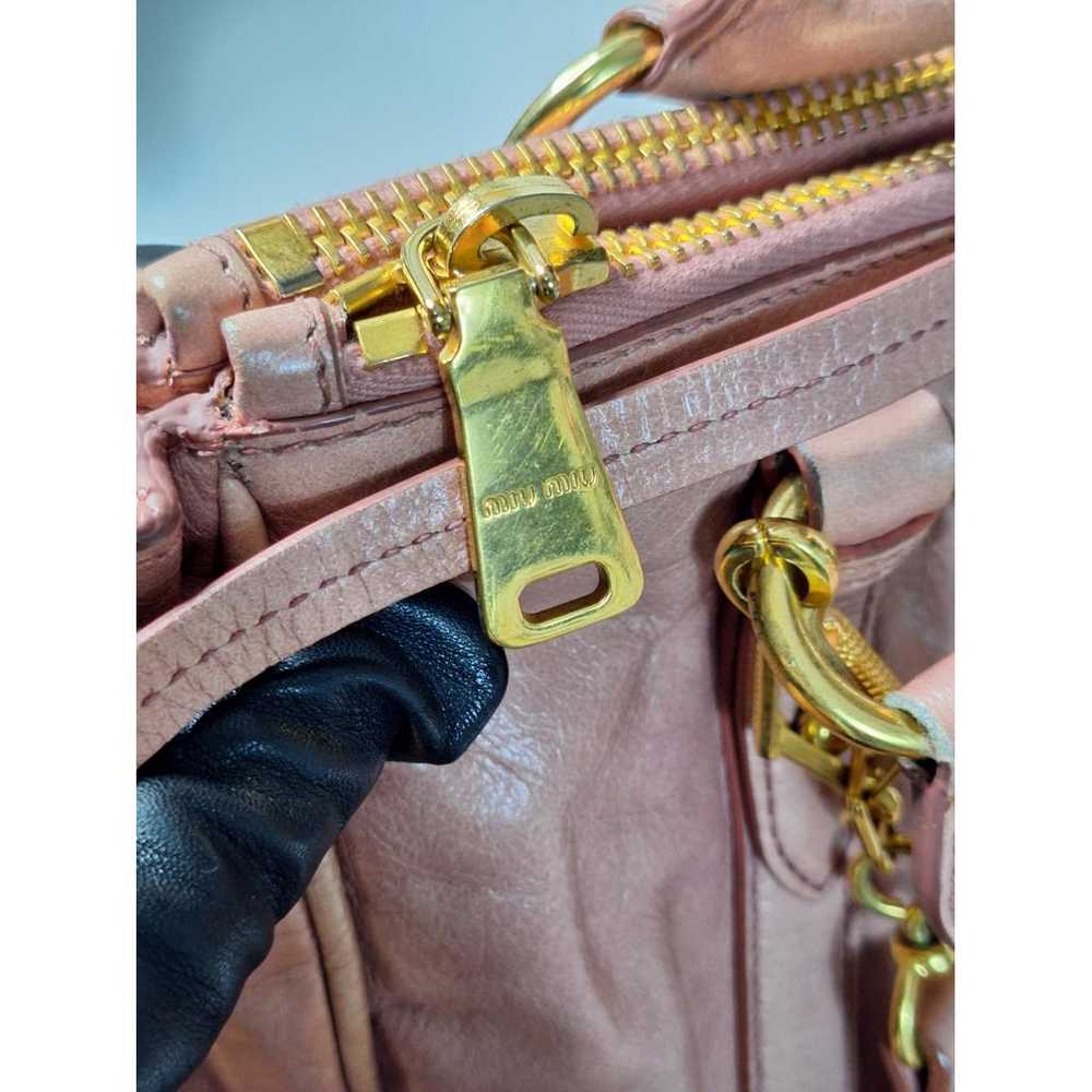 Miu Miu Vitello leather handbag - image 4