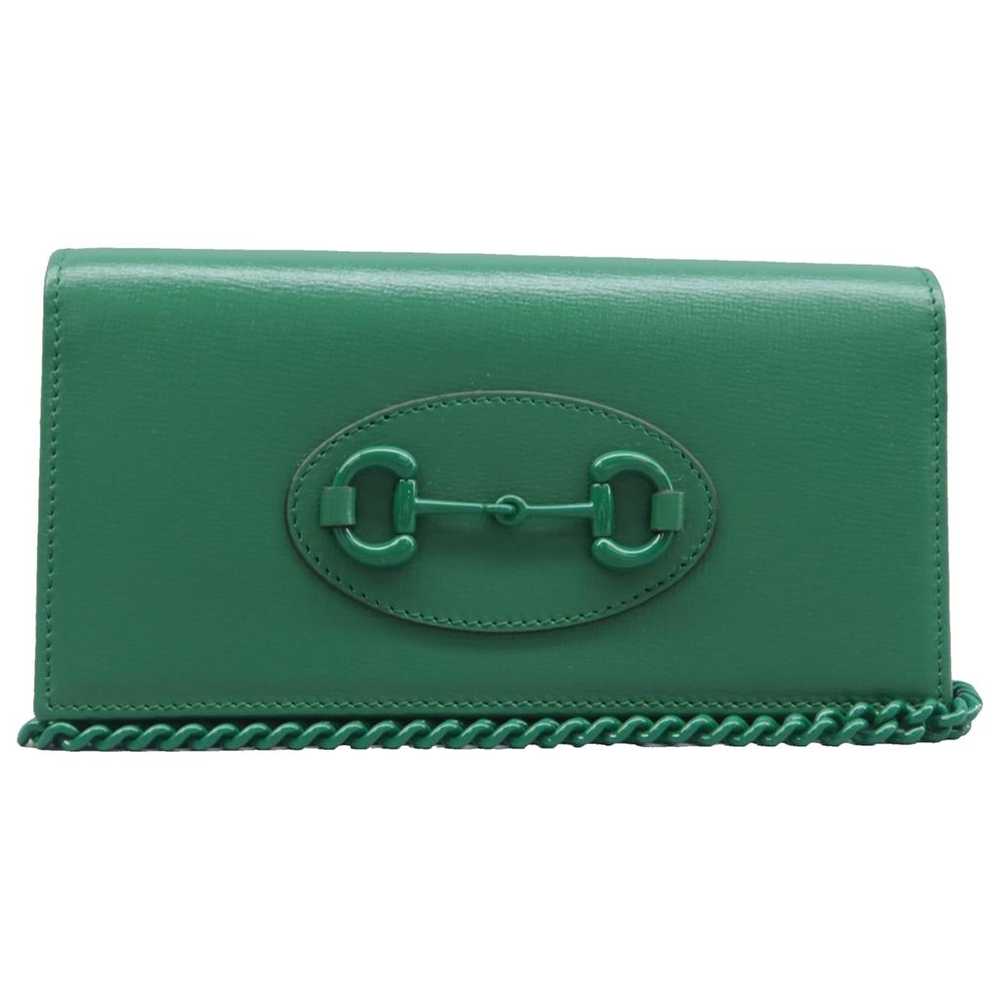 Gucci Horsebit 1955 leather handbag - image 1