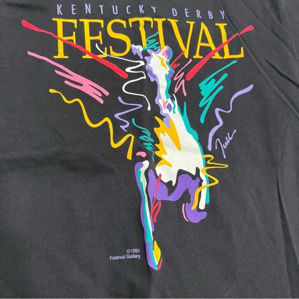 Vintage Kentucky Derby Festival Single Stitch Mad… - image 2