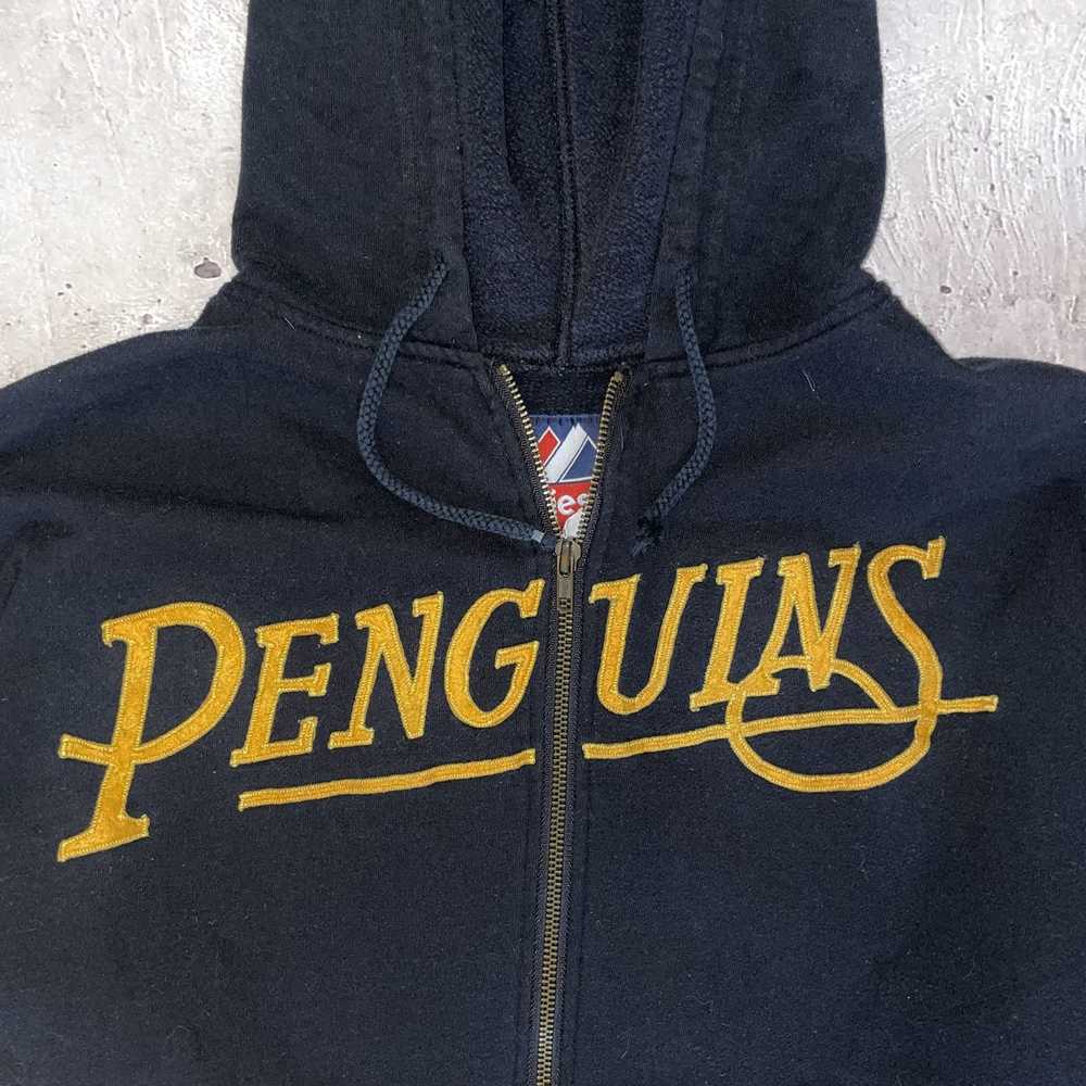 Majestic × NHL × Vintage 90's Pittsburgh Penguins… - image 3