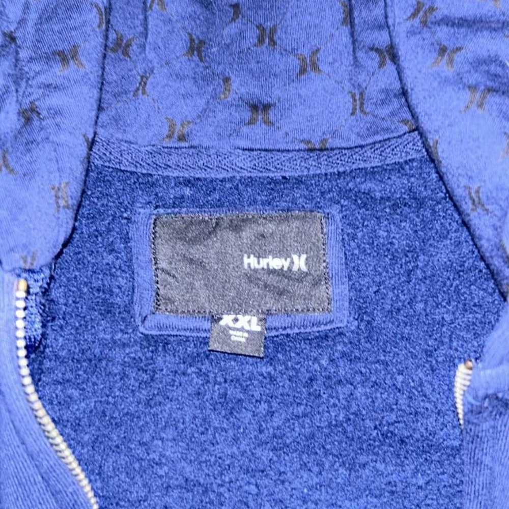 Vintage Hurley Spellout Hoodie Sweatshirt Full Zi… - image 3