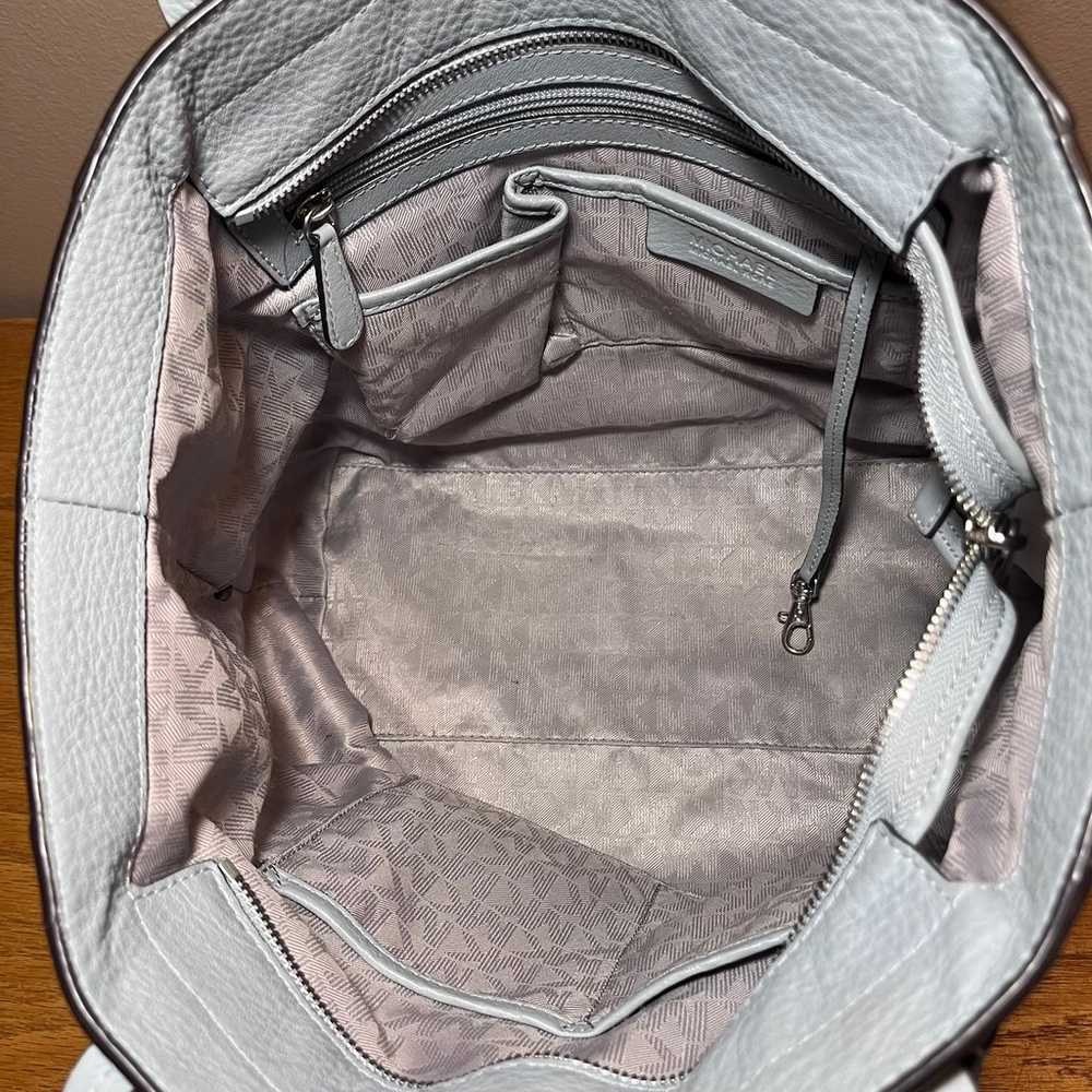 Michael Kors Ani Medium Tote Bag  Dusty Blue - image 7
