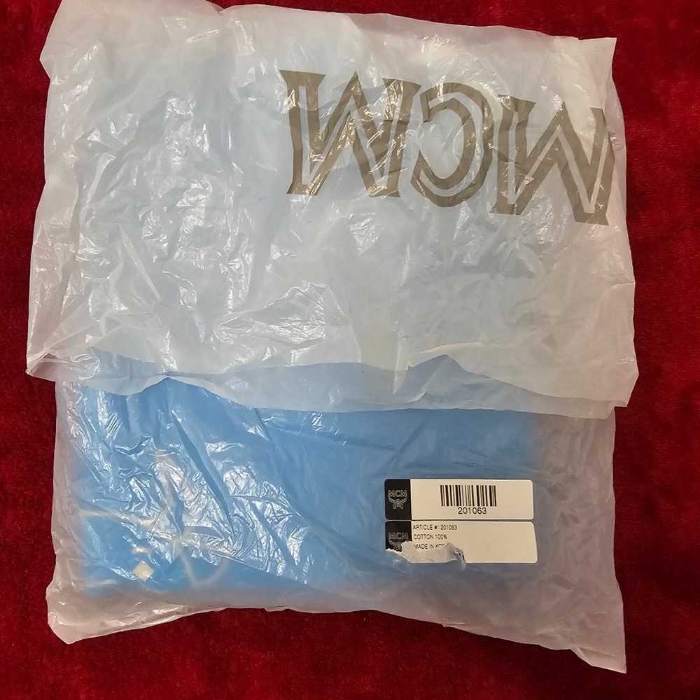 MCM tote bag Blue 100 % Cotton - image 5