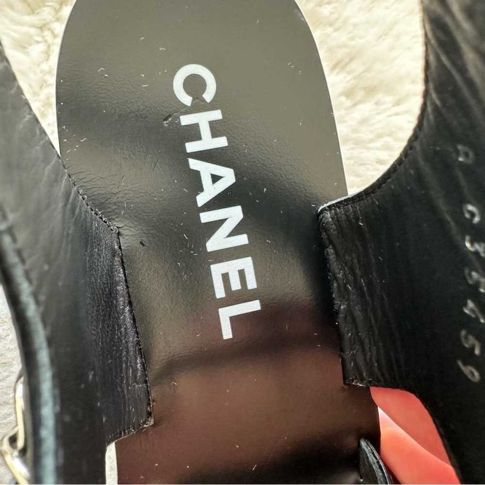 Chanel Leather sandal - image 2