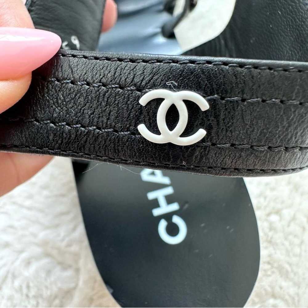 Chanel Leather sandal - image 5