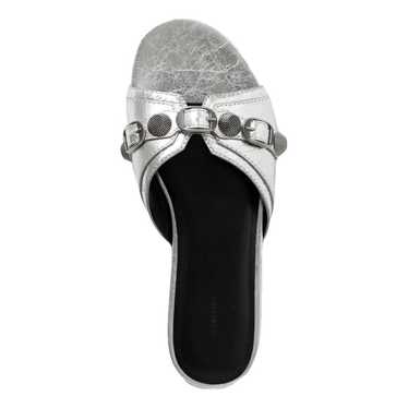 Balenciaga Cagole leather sandal