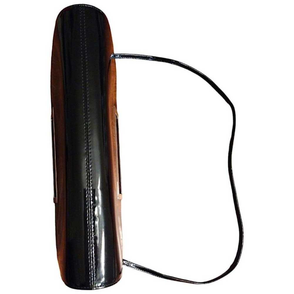 Stuart Weitzman Patent Leather Shoulder Bag / Clu… - image 8