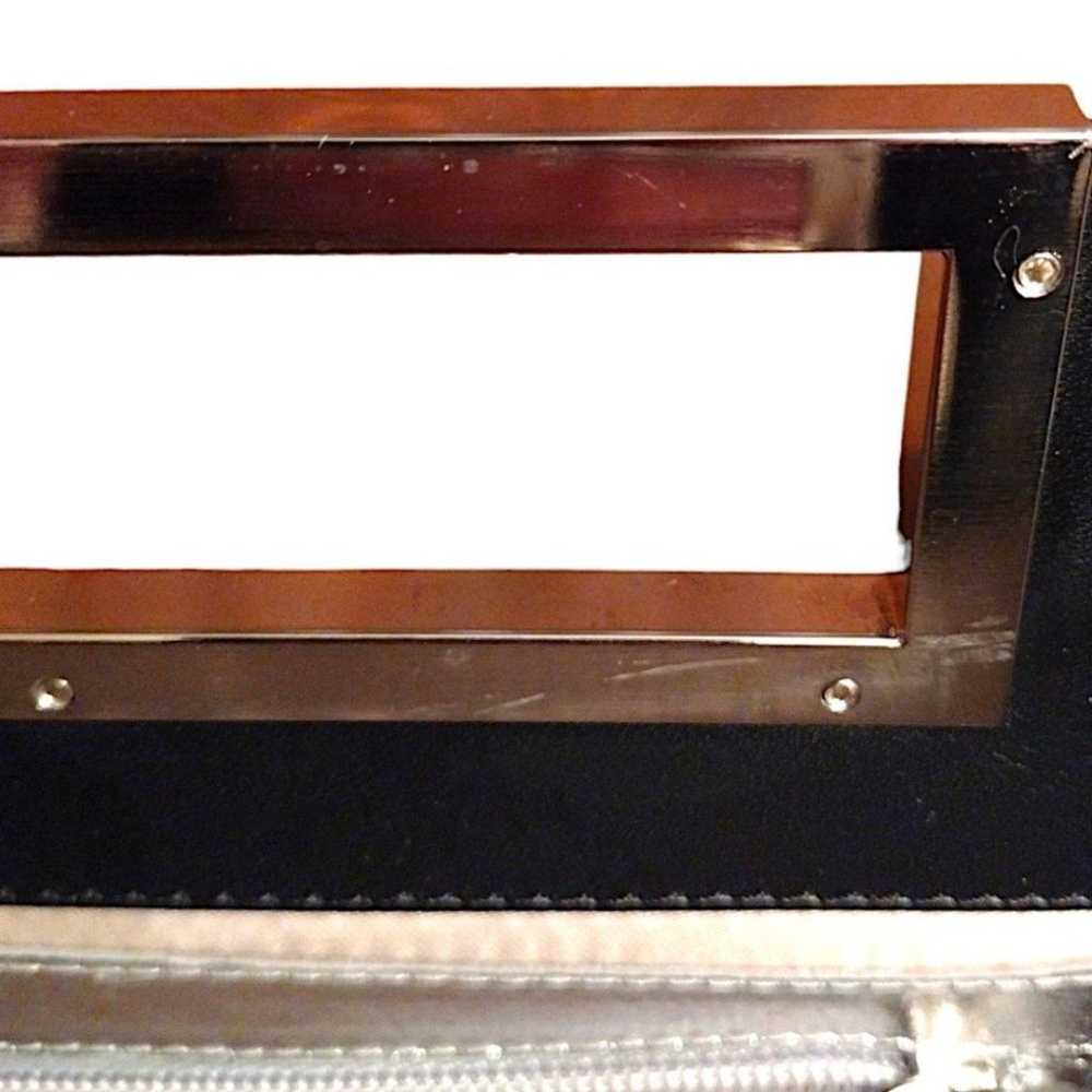 Stuart Weitzman Patent Leather Shoulder Bag / Clu… - image 9
